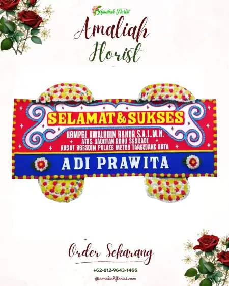 Papan Bunga Ucapan Selamat rumah duka carolus